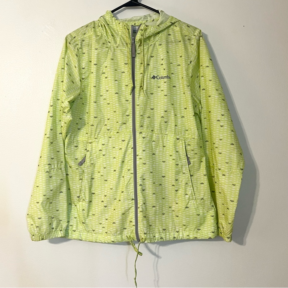 Columbia Omni-Shield Lightweight Hooded Rain Jacket Windbreaker Women’s Small